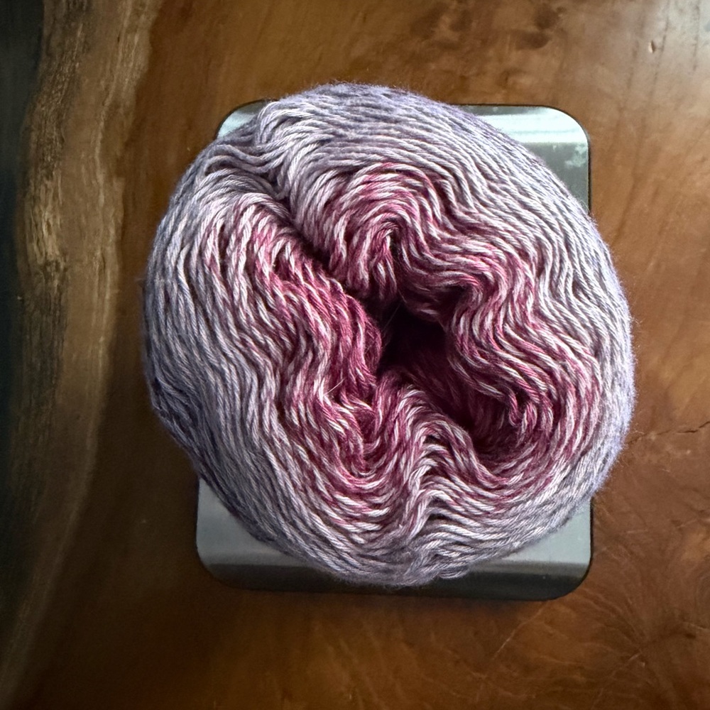 167 grams of Scheepjes Whirl in Tasty Nom Nom purple pink - Picture 3 of 4